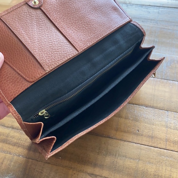 Vintage Leather Anne Klein Clutch Wallet - Picture 3 of 15